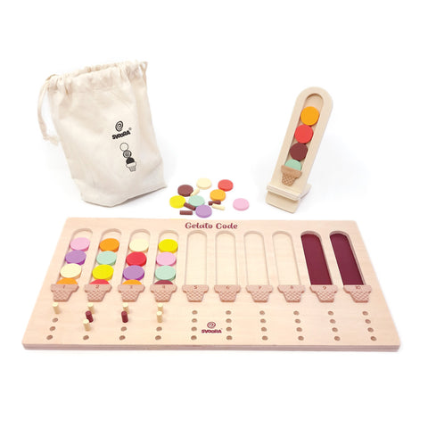 Svoora Ledų Kodas – loginis stalo žaidimas vaikams 6+