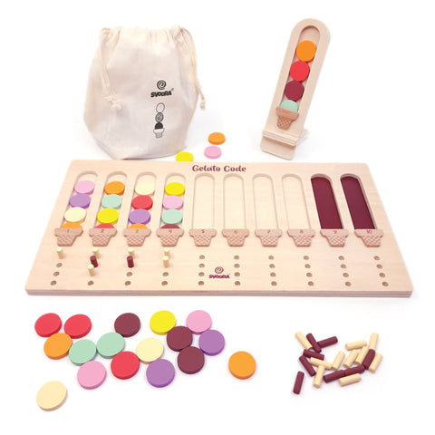 Svoora Ledų Kodas – loginis stalo žaidimas vaikams 6+