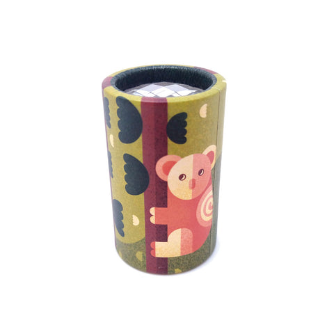 Svoora mini kaleidoskopas „Koalų šeima“ – kišeninis žaislas vaikams