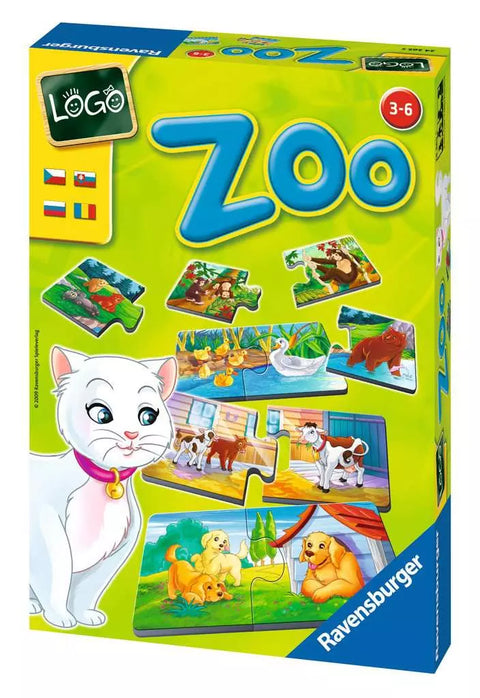 Ravensburger lavinamasis žaidimas „Zoo“, 1–4 žaid., nuo 3 m.