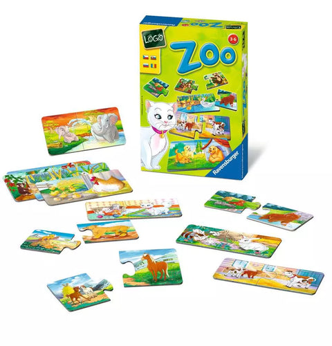 Ravensburger lavinamasis žaidimas „Zoo“, 1–4 žaid., nuo 3 m.