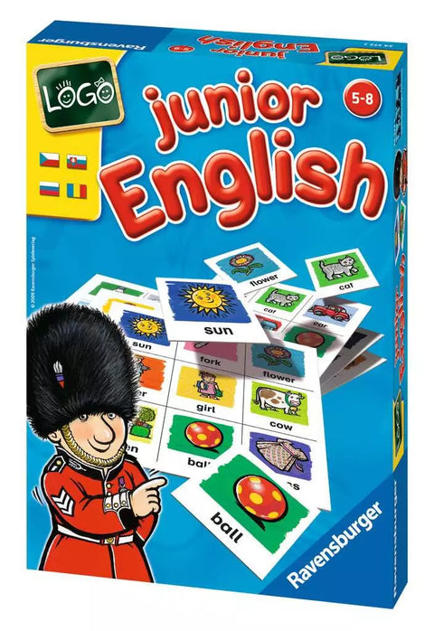 Ravensburger lavinamasis žaidimas „Junior English“, 2–6 žaid., nuo 5 m.