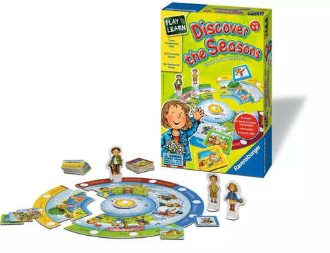 Ravensburger lavinamasis žaidimas „Discover the Seasons“, 1–4 žaid., nuo 4 m.