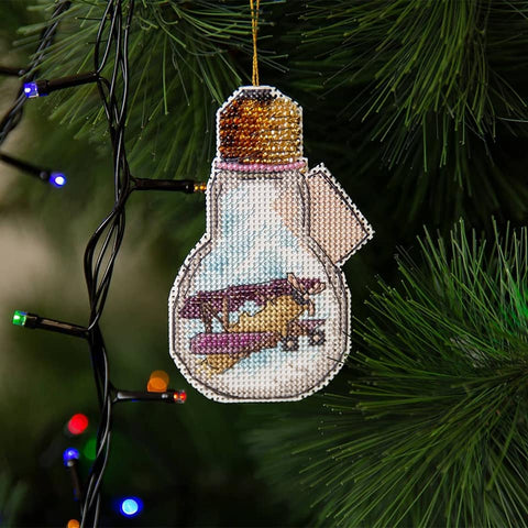 Siuvinėjimo kryželiu rinkinys Crystal Art Kelionė su karoliukais 6x11 cm