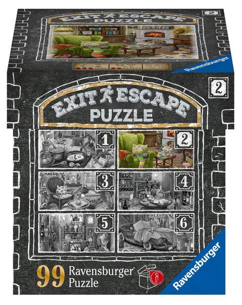 Ravensburger EXIT dėlionė „Paslaptingas dvaras: svetainė“ Nr. 2, 99 det.
