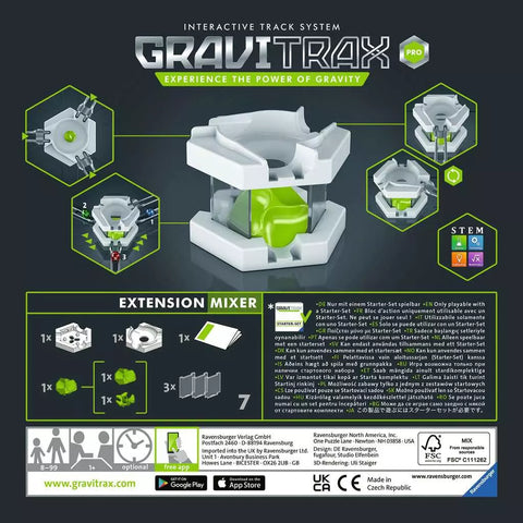 Ravensburger GraviTrax PRO priedas „Mixer“, nuo 8 m.