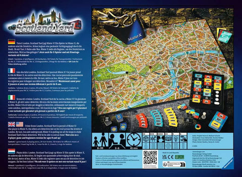 Ravensburger stalo žaidimas „Scotland Yard“, 3–6 žaid., nuo 10 m.