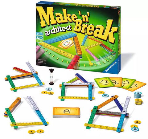 Ravensburger stalo žaidimas „Make 'n' Break Architect“, 2–4 žaid., nuo 8 m.