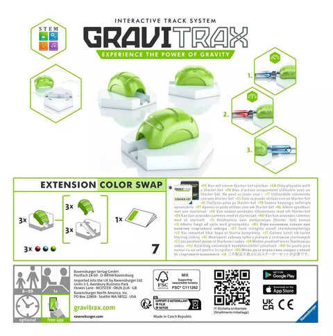 Ravensburger GraviTrax priedas „Color Swap“, nuo 8 m.