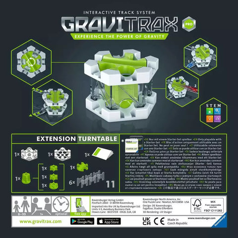 Ravensburger GraviTrax PRO priedas „Turntable“, nuo 8 m.