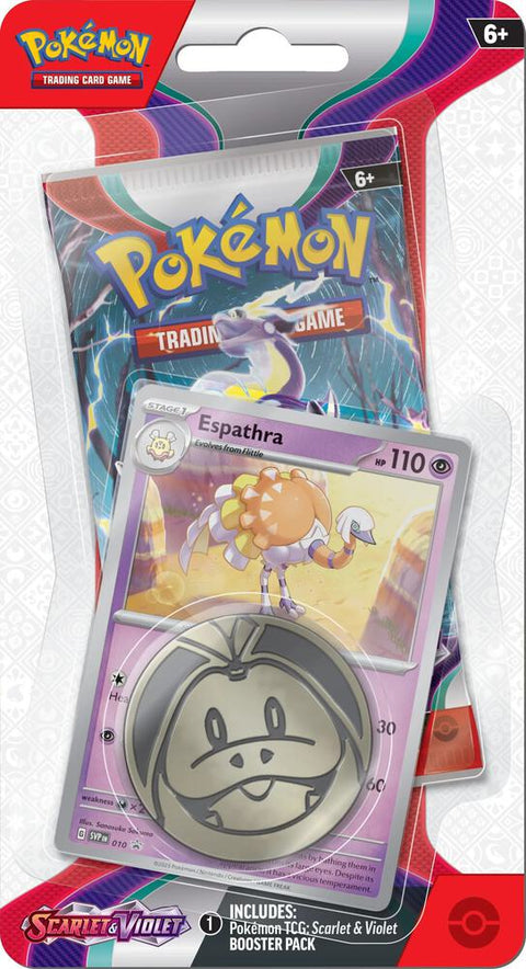 Pokémon TCG Scarlet & Violet Espathra blisteris (EN papildymas)