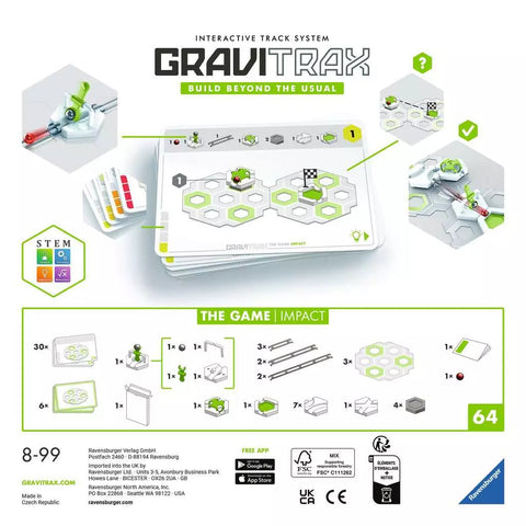 Ravensburger GraviTrax The Game „Impact“ loginis žaidimas, nuo 8 m.