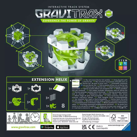 Ravensburger GraviTrax PRO priedas „Helix“, nuo 8 m.