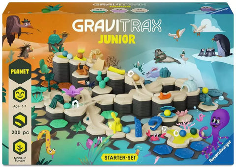 Ravensburger GraviTrax Junior startinis rinkinys XXL „Planet“, 200 det., 3–7 m.