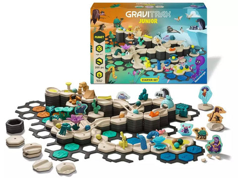 Ravensburger GraviTrax Junior startinis rinkinys XXL „Planet“, 200 det., 3–7 m.