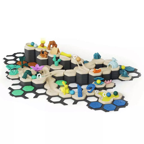 Ravensburger GraviTrax Junior startinis rinkinys XXL „Planet“, 200 det., 3–7 m.