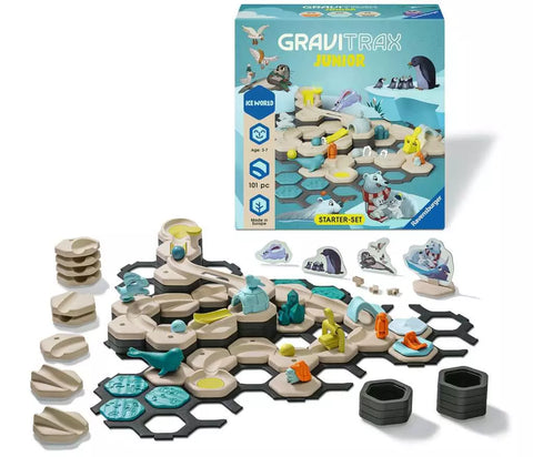 Ravensburger GraviTrax Junior startinis rinkinys „Ice World“, 101 det., 3–7 m.