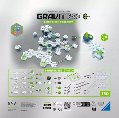 Ravensburger GraviTrax POWER startinis rinkinys „Switch“, nuo 8 m.