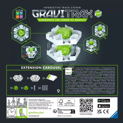 Ravensburger GraviTrax PRO priedas „Carousel“, nuo 8 m.