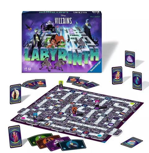 Ravensburger stalo žaidimas „Disney Villains Labyrinth“, 2–4 žaid., nuo 7 m.