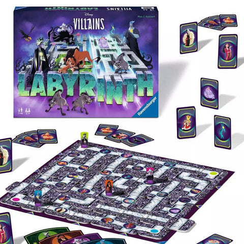 Ravensburger stalo žaidimas „Disney Villains Labyrinth“, 2–4 žaid., nuo 7 m.