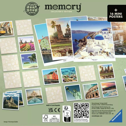 Ravensburger atminties žaidimas „Travel Collector's memory®“, nuo 4 m.