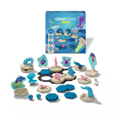 Ravensburger GraviTrax Junior dekoracijų rinkinys „My Ocean“, 33 det., 3–7 m.
