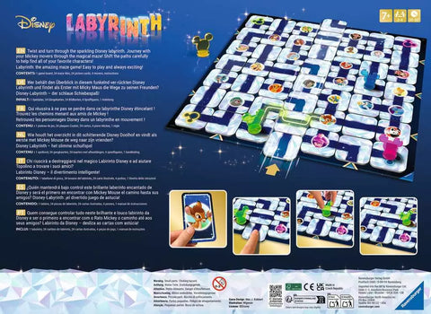 Ravensburger stalo žaidimas „Disney 100 Labyrinth“, 2–4 žaid., nuo 7 m.