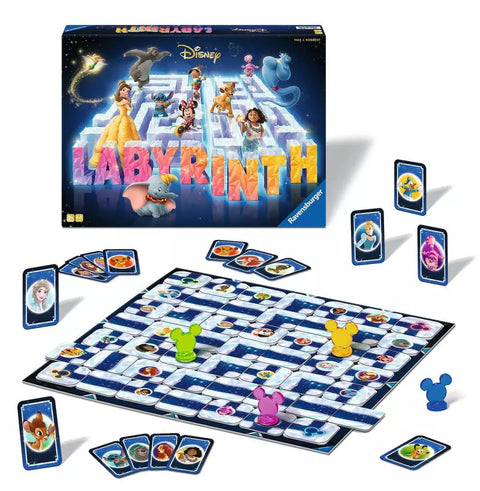 Ravensburger stalo žaidimas „Disney 100 Labyrinth“, 2–4 žaid., nuo 7 m.