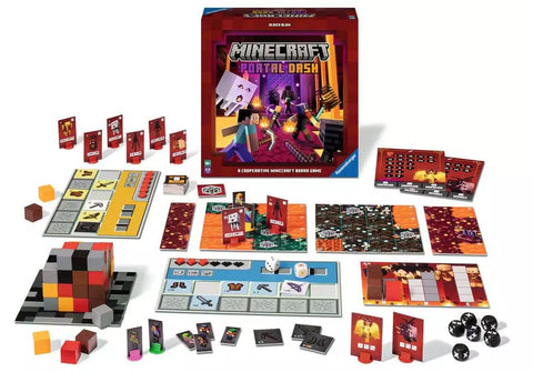 Ravensburger žaidimas „Minecraft Portal Dash“, nuo 10 m. (instrukcija anglų k.)