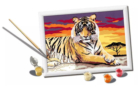 Ravensburger tapyba pagal skaičius „Tigras“, 18×24 cm, nuo 9 m.