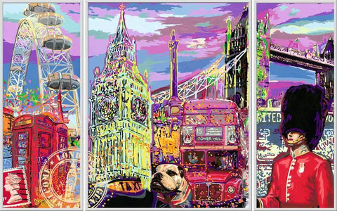 Ravensburger tapyba pagal skaičius „Londonas“, 80×50 cm