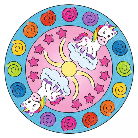 Ravensburger kūrybinis rinkinys „Mini Mandala-Designer: Vienaragis“, nuo 6 m.