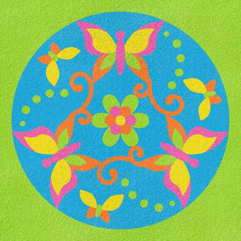 Ravensburger kūrybinis rinkinys „Smėlio Mandala-Designer: Neon“, nuo 6 m.