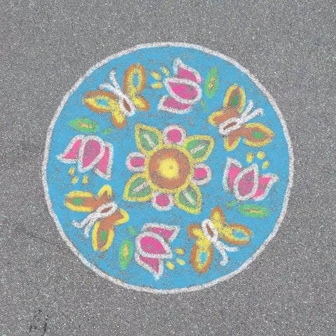 Ravensburger kūrybinis rinkinys „Lauko Mandala-Designer: gėlės“, nuo 5 m.