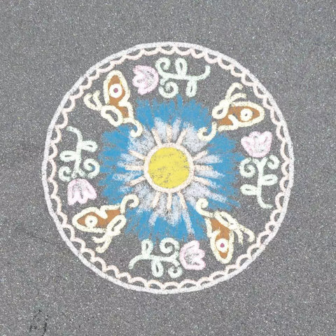 Ravensburger kūrybinis rinkinys „Lauko Mandala-Designer: gėlės“, nuo 5 m.