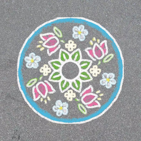 Ravensburger kūrybinis rinkinys „Lauko Mandala-Designer: gėlės“, nuo 5 m.