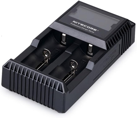 Nitecore Digicharger D2 išmanus universalus baterijų įkroviklis