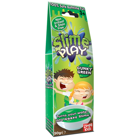 Slime Play Zimpli Kids žalias Gunky Green 50 g pakuotė vaikams, tirpios granulės, kurios vandeniu virsta lipnia gleive