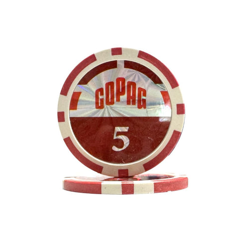 Copag 300 pokerio žetonų rinkinys tamsiame aliuminio lagamine