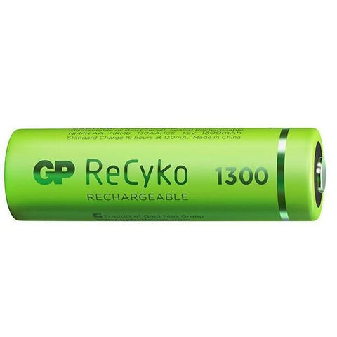 Įkraunamos AA baterijos GP ReCyko 1300mAh, 4 vnt.