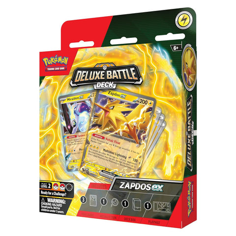 Pokémon TCG Deluxe Battle Deck Zapdos ex – 60 kortų kaladė