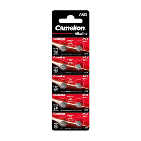 Camelion LR736 AG4 šarminės baterijos 1,5V, 10 vnt.