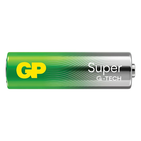 GP Super AA šarminės baterijos 1.5V, 5 vnt.