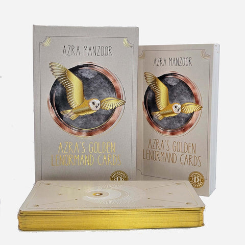 Auksinės Lenormand orakulo kortos – Azra Manzoor, 36 kortos