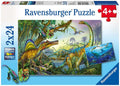 2X24 Puzzles: Prehistoric Giants - RAVENSBURGER dėlionėHOBI.LT 🇱🇹