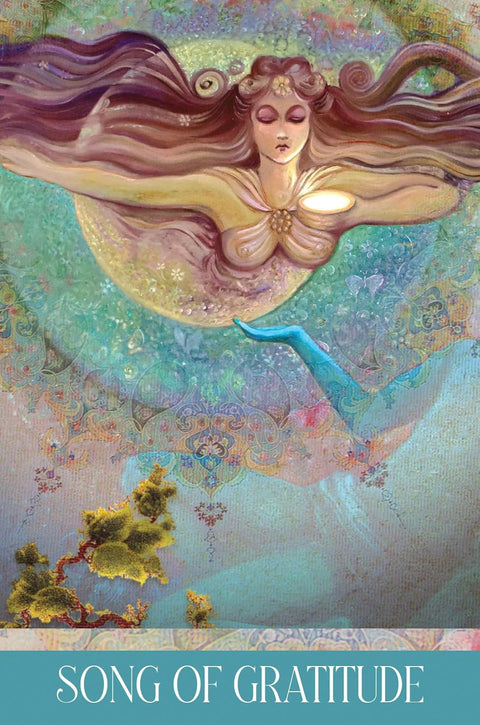 Hafizo orakulo kortos Blue Angel – 44 kortų, įkvepiančios iliustracijos