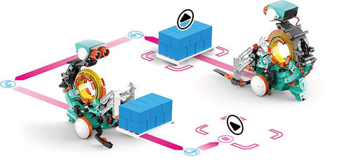5in1 STEM kodavimo roboto konstruktorius vaikams – kuria, piešia, žaidžia