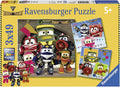 3 x 49 Puzzle Robot Trains - RAVENSBURGER dėlionėHOBI.LT 🇱🇹