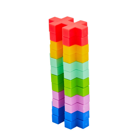 Plus-Plus konstruktorius 15 vnt., didelės detalės 50 mm, tropikų spalvos